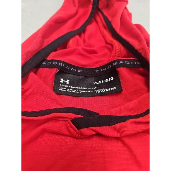 Under Armour Shirt & Pants Boys Youth Large Hooded Long Sleeve Sweats - Picture 4 of 10